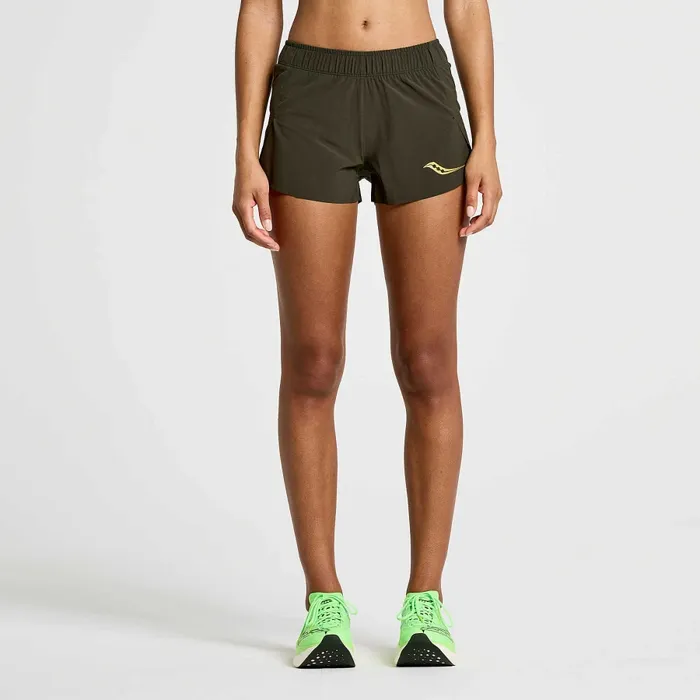 Saucony Bottoms Women Women8217s Elite Split Short Umbra