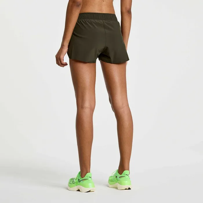 Saucony Bottoms Women Women8217s Elite Split Short Umbra