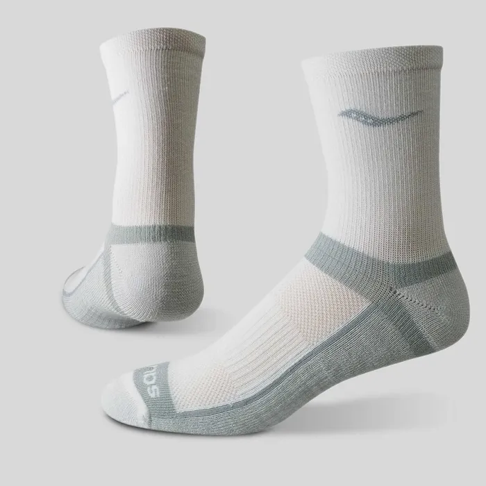 Saucony Inferno Cushion Mid 3Pack Sock White Men Socks