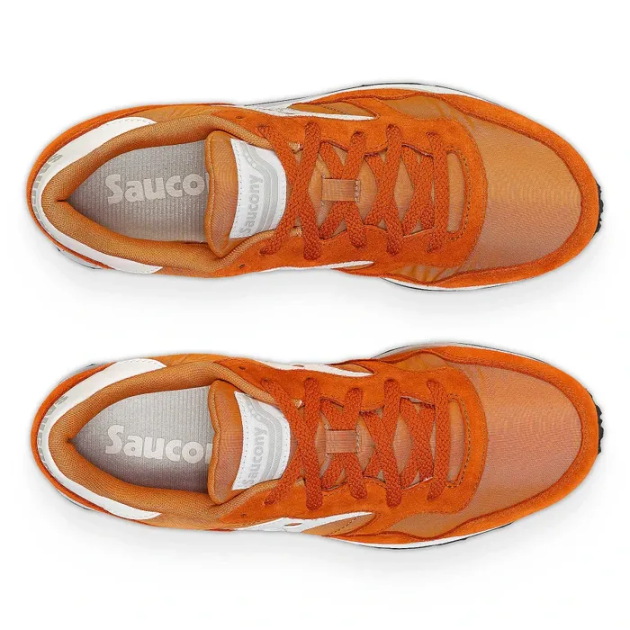 Saucony Lifestyle MenWomen DXN Trainer Rust Off White Saucony Lifestyle MenWomen DXN Trainer Rust Off White