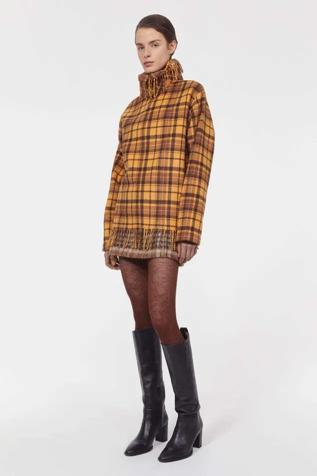 Savage Fringed Blouse Cacao Women Rodebjer Blazers
