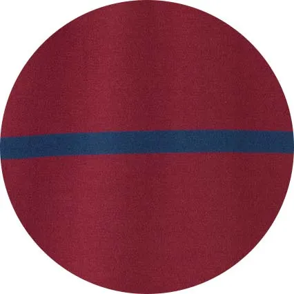 Savile Row Company Burgundy Navy Stripe Heavyweight Cotton Jersey Rugby Shirt Burgundy Navy Men Casual Tops