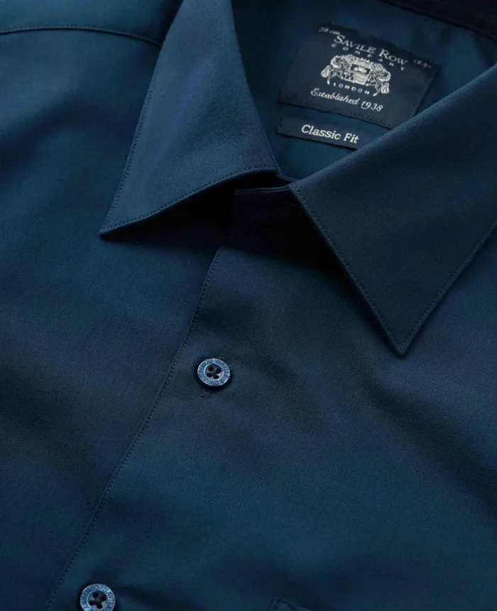 Savile Row Company Navy Cotton Herringbone Classic Fit Formal Shirt 8211 Single Cuff Navy Men Formal Shirts Savile Row Company Navy Cotton Herringbone Classic Fit Formal Shirt 8211 Single Cuff Navy Men Formal Shirts