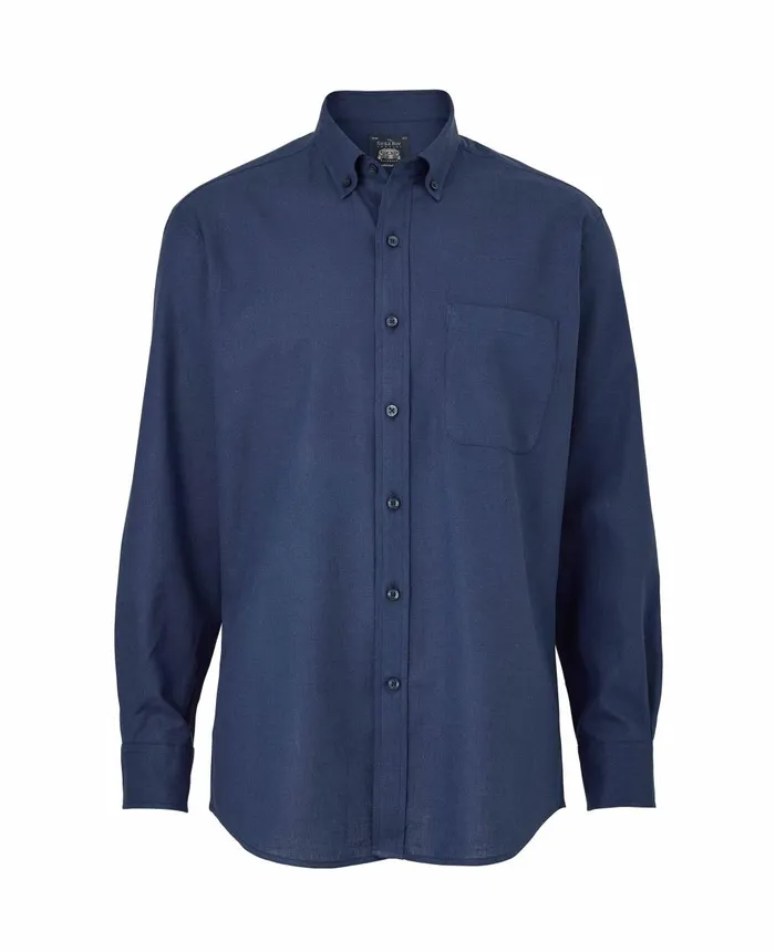 Savile Row Company Navy LinenBlend Classic Fit Casual Shirt Men Casual Shirts Savile Row Company Navy LinenBlend Classic Fit Casual Shirt Men Casual Shirts