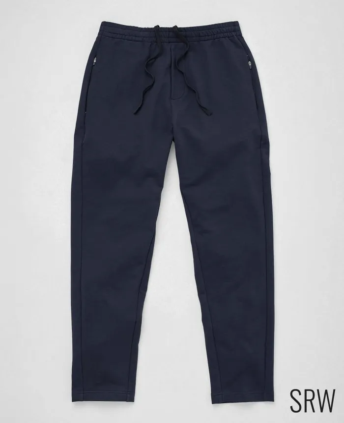 Savile Row Company Navy Stretch Cotton Blend Tracksuit Bottoms Men Loungewear Savile Row Company Navy Stretch Cotton Blend Tracksuit Bottoms Men Loungewear