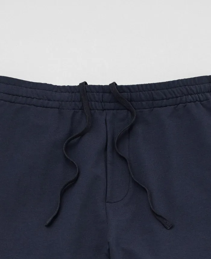 Savile Row Company Navy Stretch Cotton Blend Tracksuit Bottoms Men Loungewear Savile Row Company Navy Stretch Cotton Blend Tracksuit Bottoms Men Loungewear