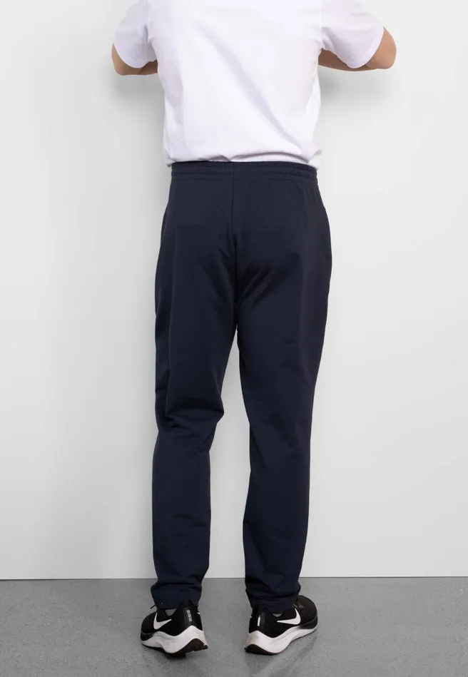 Savile Row Company Navy Stretch Cotton Blend Tracksuit Bottoms Men Loungewear Savile Row Company Navy Stretch Cotton Blend Tracksuit Bottoms Men Loungewear
