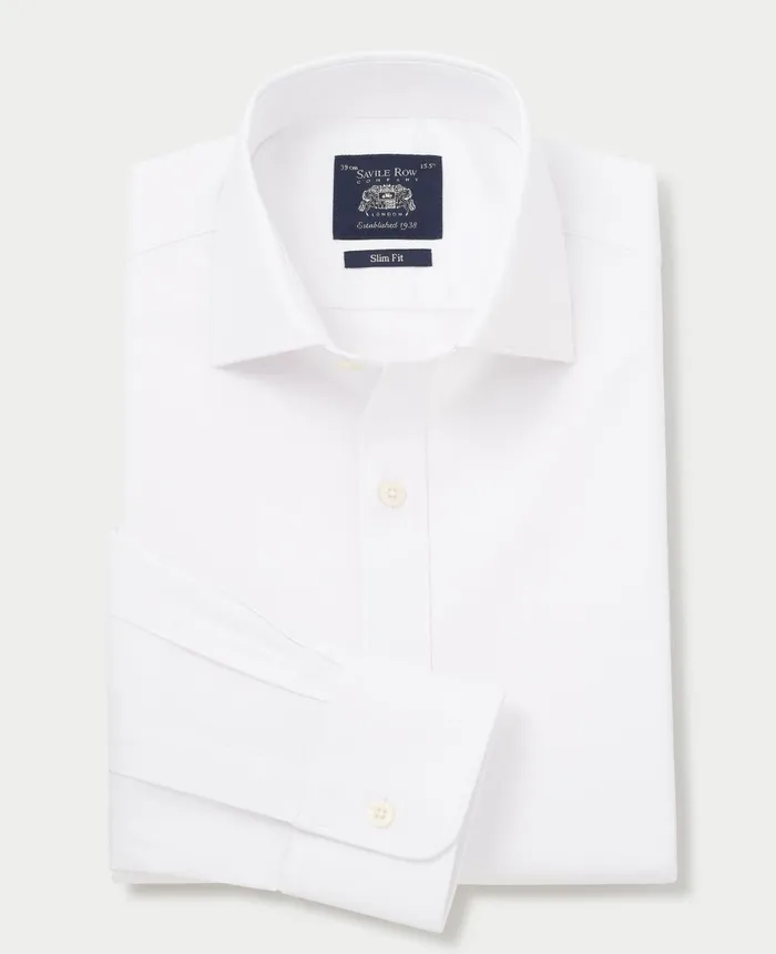 Savile Row Company White Stretch Cotton Slim Fit Formal Shirt 8211 Single Cuff White Men Formal Shirts Savile Row Company White Stretch Cotton Slim Fit Formal Shirt 8211 Single Cuff White Men Formal Shirts