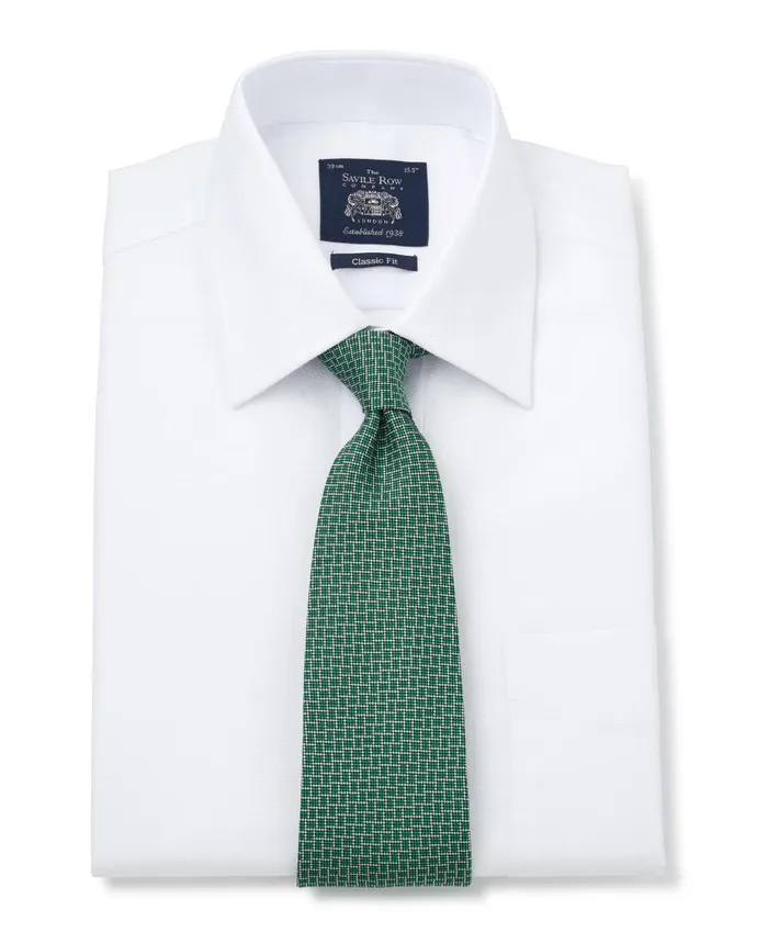 Savile Row Company White Textured Windsor Collar Classic Fit Shirt 8211 Single Or Double Cuff Men Formal Shirts Savile Row Company White Textured Windsor Collar Classic Fit Shirt 8211 Single Or Double Cuff Men Formal Shirts