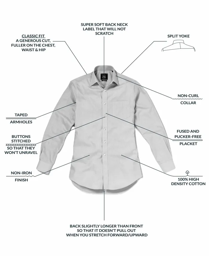 Savile Row Company White Wide Herringbone Classic Fit NonIron Formal Shirt 8211 Double Cuff Men NonIron Shirts Savile Row Company White Wide Herringbone Classic Fit NonIron Formal Shirt 8211 Double Cuff Men NonIron Shirts