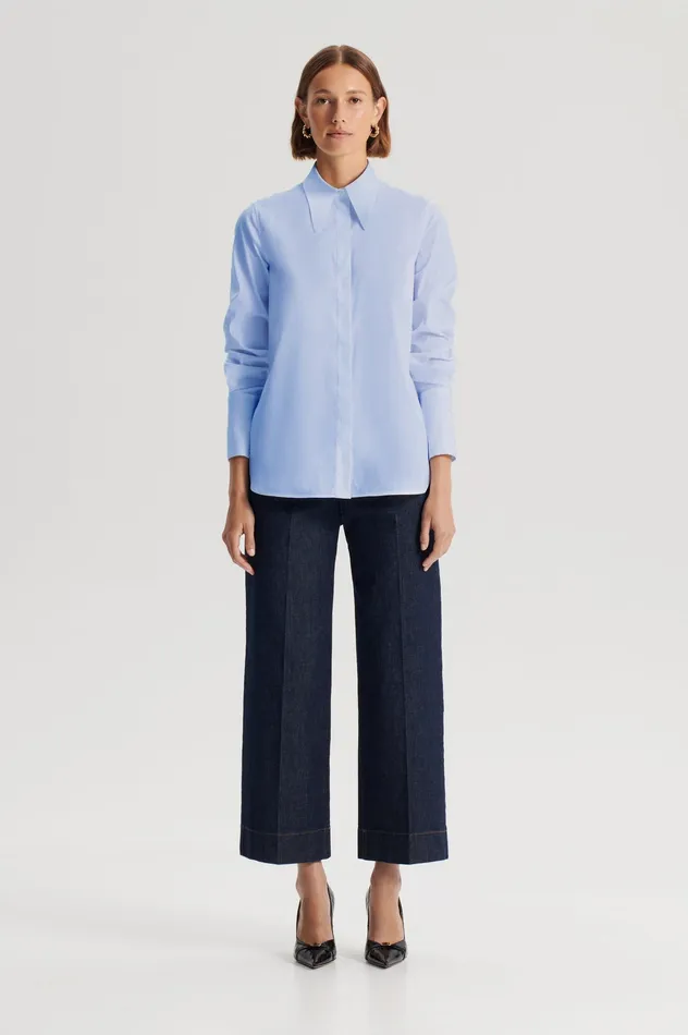 Scanlan Theodore COTTON SHIRT PALE BLUE Missing photos Women Tops