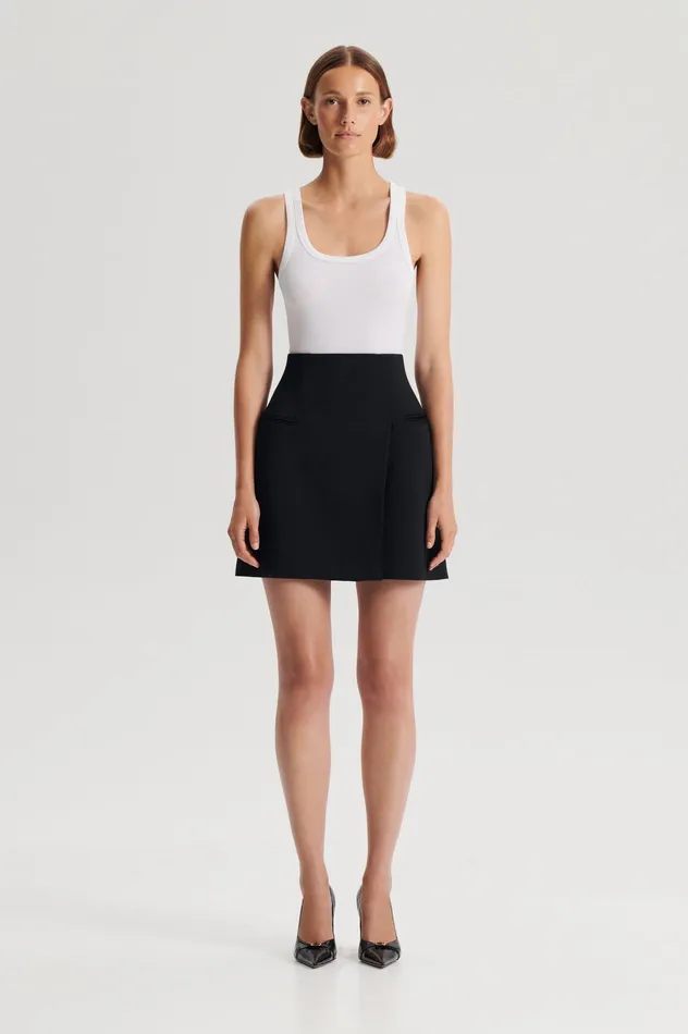Scanlan Theodore SILK COTTON SINGLET WHITE Women Tops