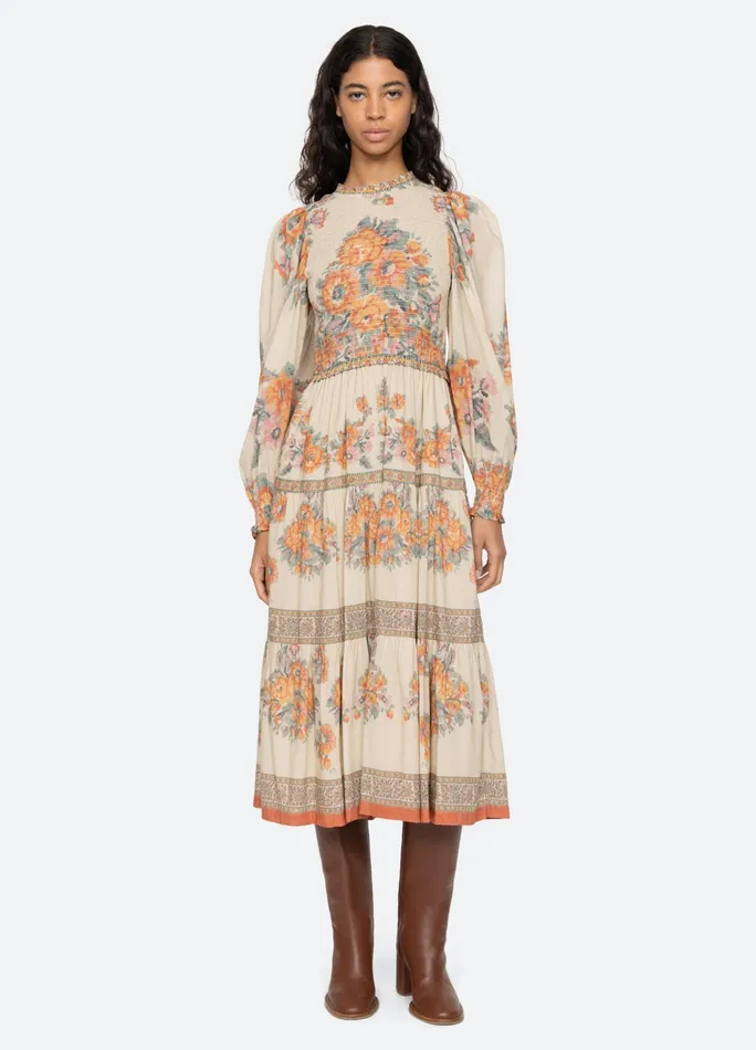 Sea New York Dresses Fiorella LS Dress Blossom 8211 Women