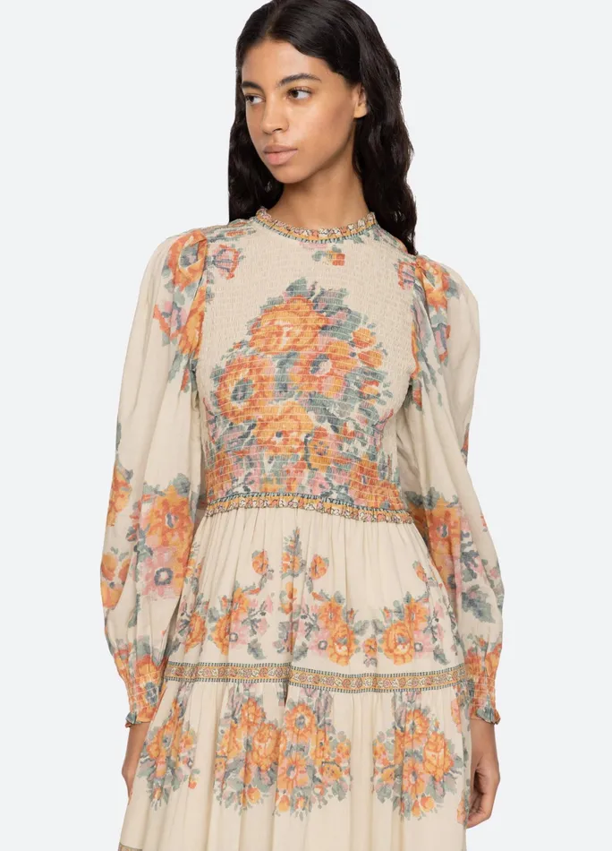 Sea New York Dresses Fiorella LS Dress Blossom 8211 Women