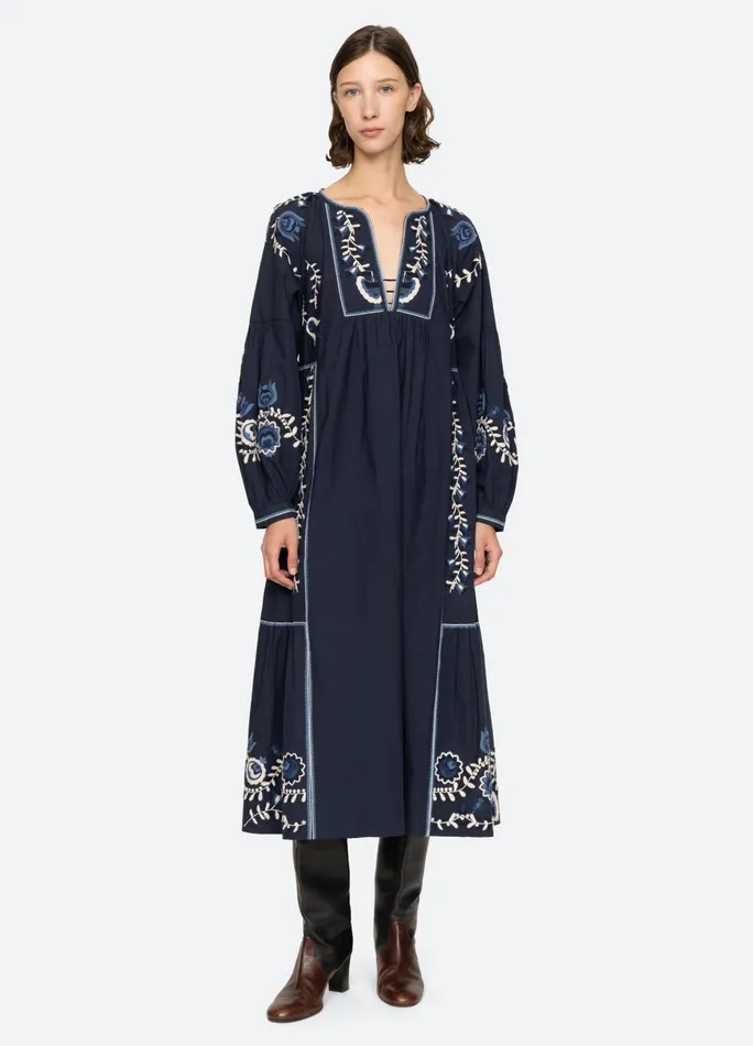 Sea New York Dresses Inga Dress Navy 8211 Women
