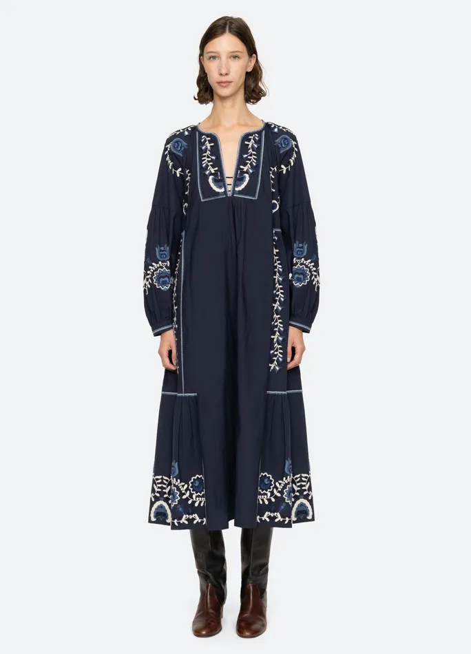 Sea New York Dresses Inga Dress Navy 8211 Women
