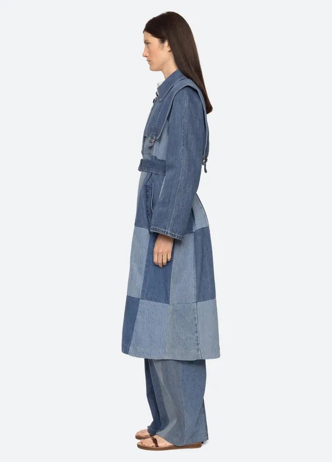 Sea New York Outerwear Elle Coat Blue 8211 Women