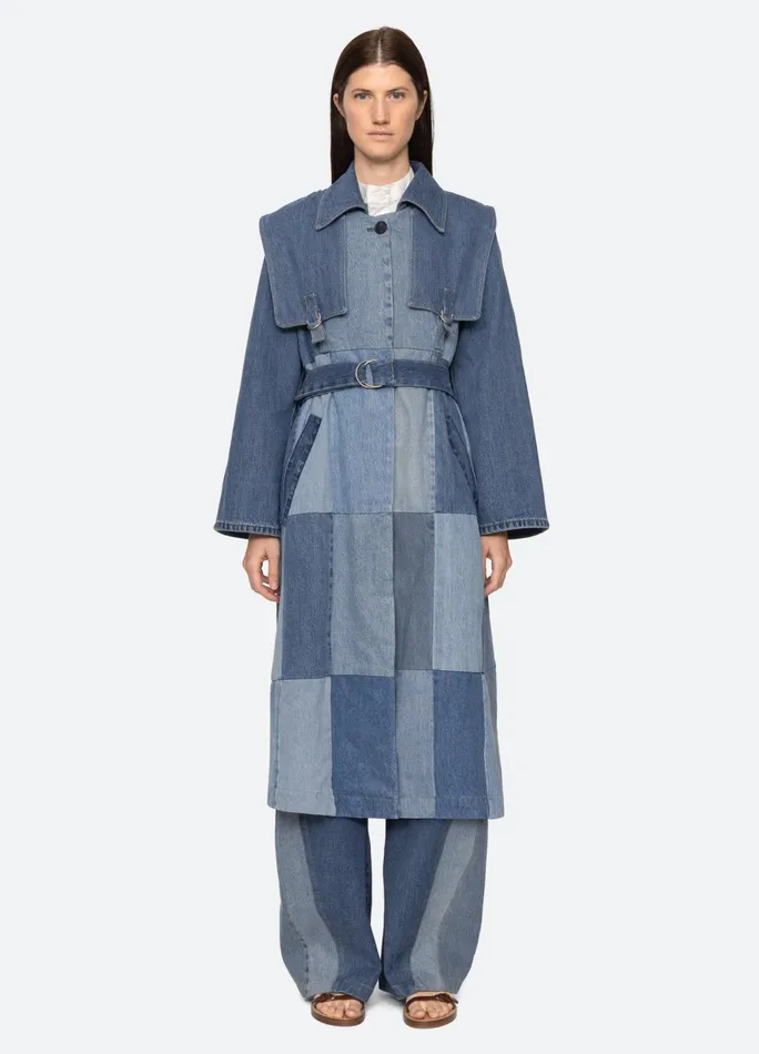 Sea New York Outerwear Elle Coat Blue 8211 Women