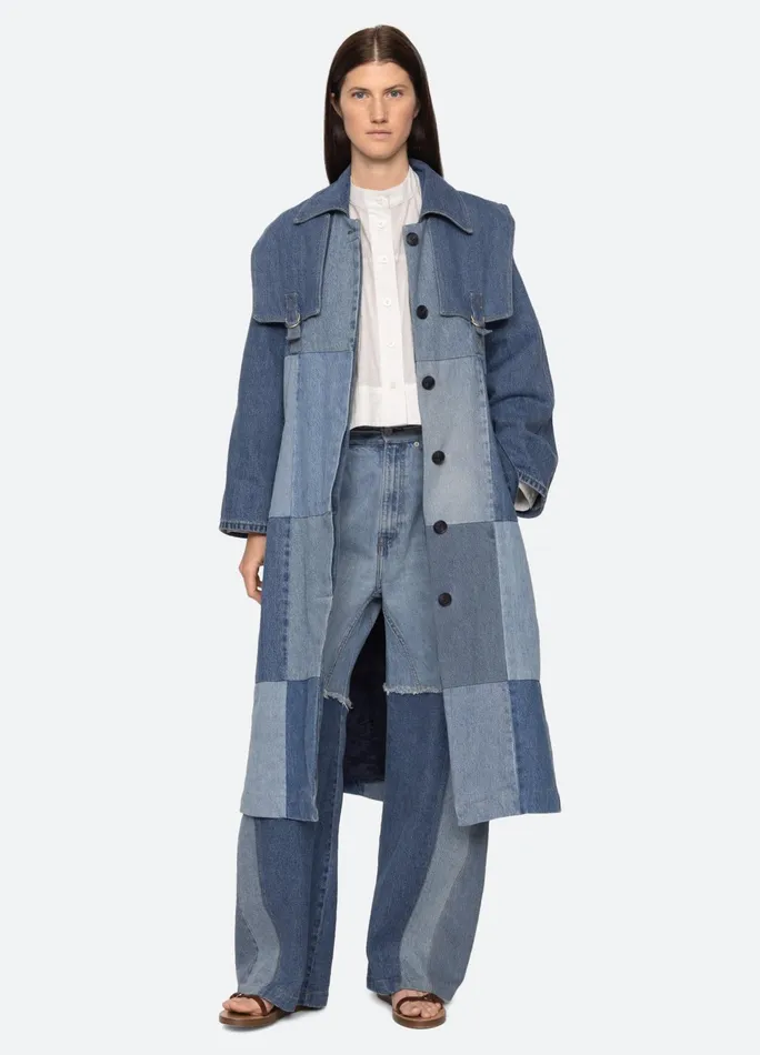Sea New York Outerwear Elle Coat Blue 8211 Women