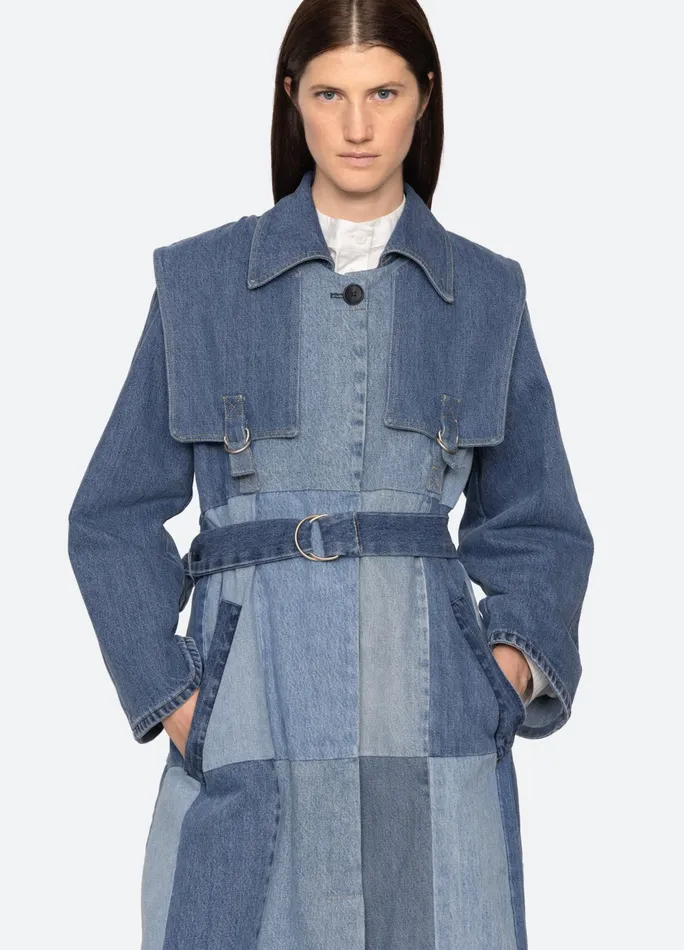 Sea New York Outerwear Elle Coat Blue 8211 Women