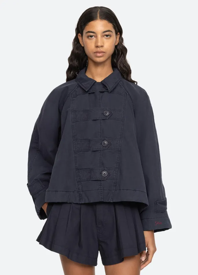 Sea New York Outerwear Samaka Jacket Navy 8211 Women