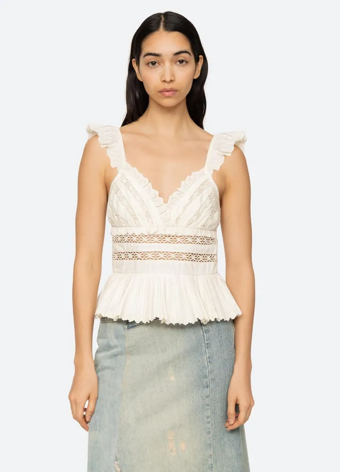 Sea New York Tops Antonina Tank Cream 8211 Women