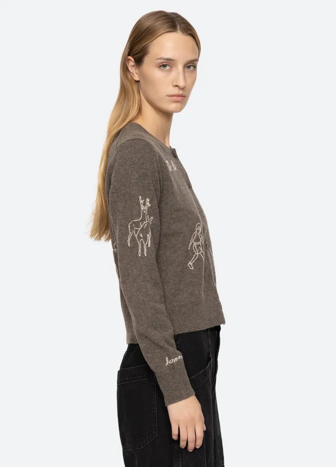 Sea New York Tops Demi Cardigan Gray 8211 Women