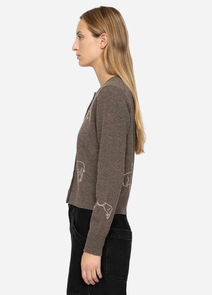 Sea New York Tops Demi Cardigan Gray 8211 Women