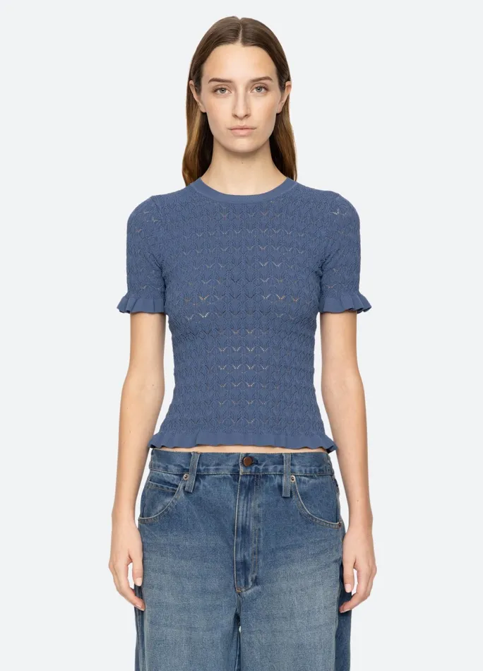 Sea New York Tops Rue SS Sweater Black 8211 Women