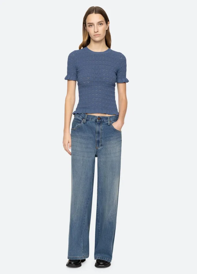 Sea New York Tops Rue SS Sweater Black 8211 Women