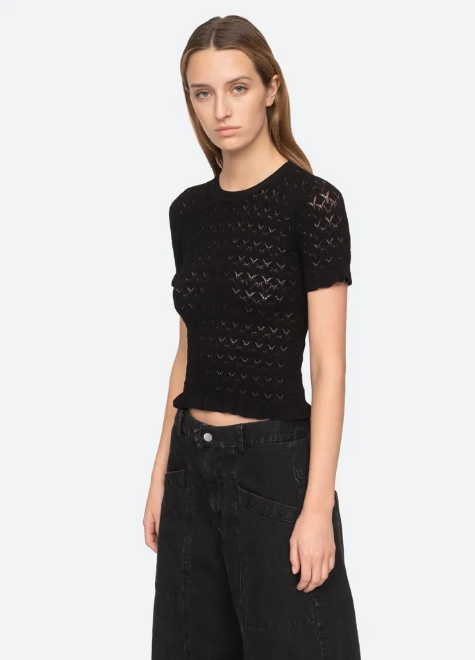 Sea New York Tops Rue SS Sweater Black 8211 Women