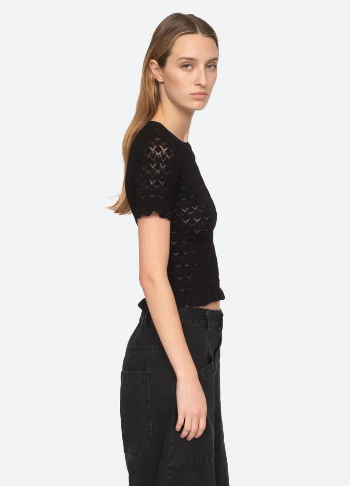 Sea New York Tops Rue SS Sweater Black 8211 Women