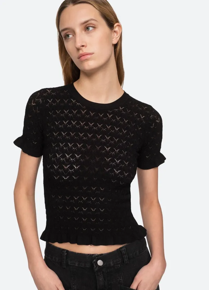 Sea New York Tops Rue SS Sweater Black 8211 Women