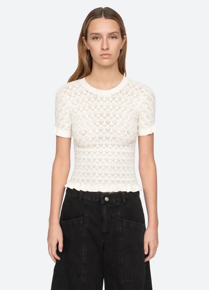 Sea New York Tops Rue SS Sweater Black 8211 Women