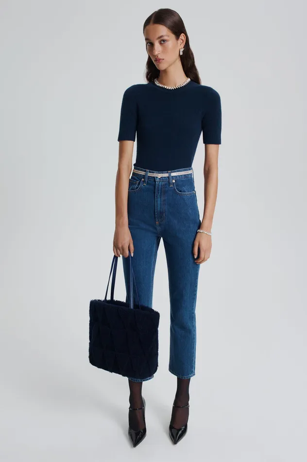 SHEARLING TOTE DARKNAVY Women Bags Scanlan Theodore SHEARLING TOTE DARKNAVY Women Bags Scanlan Theodore
