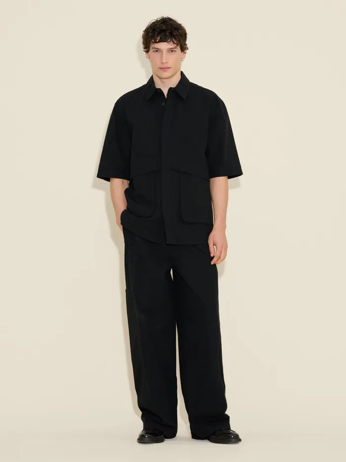 Shirts and Tops Men Holzweiler Eivor Short Sleeve Shirt Black