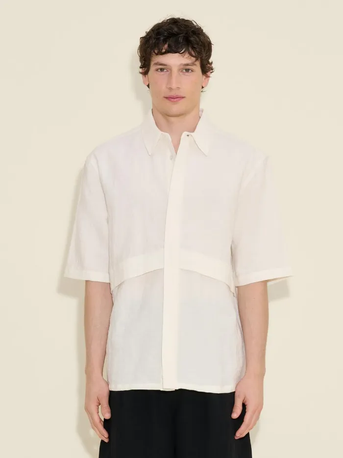 Shirts and Tops Men Holzweiler Eivor Short Sleeve Shirt White