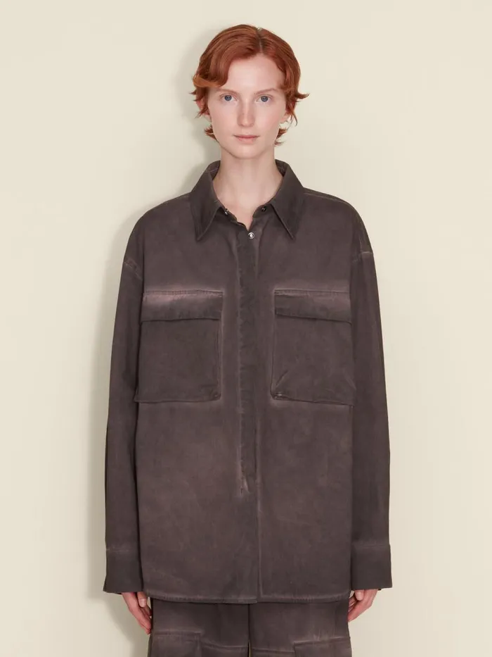 Shirts and Tops Women Holzweiler Dais Worker Shirt Brown Mix
