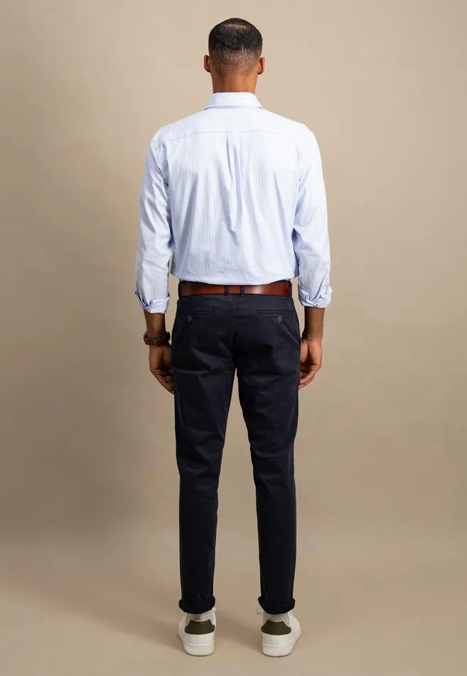 Shirts Men FYNCHHATTON Soft Oxford Shirt Made Of Cotton Light Blue Stripelight Bluenavywhitelight Blue Checkpinkpink Stripe