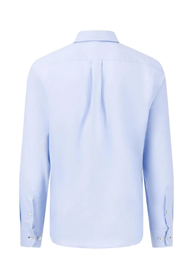 Shirts Men FYNCHHATTON Soft Oxford Shirt Made Of Cotton Light Blue Stripelight Bluenavywhitelight Blue Checkpinkpink Stripe