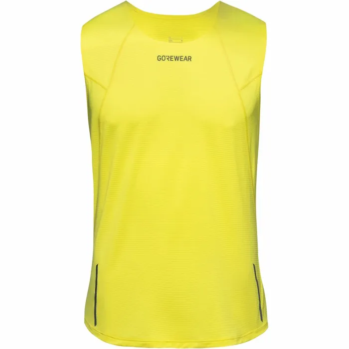 Shirts Men GOREWEAR Contest 20 Singlet Mens Neon Yellow