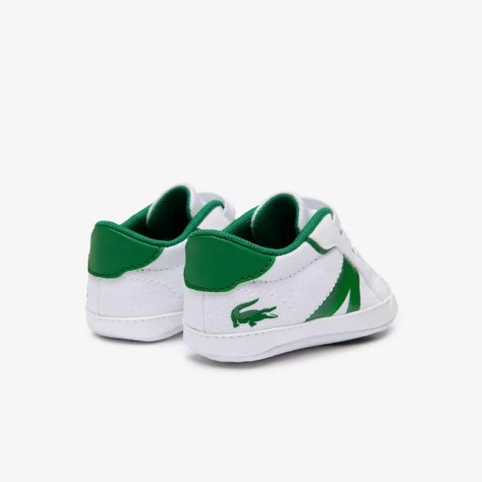 Shoes and Accessories Kids Lacoste Infants L004 Cub Sneakers Whitegreen 082
