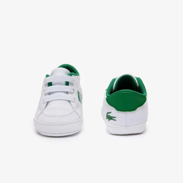 Shoes and Accessories Kids Lacoste Infants L004 Cub Sneakers Whitegreen 082