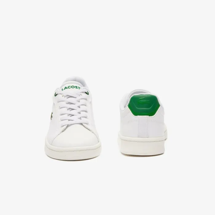 Shoes and Accessories Kids Lacoste Kids039 Carnaby Pro Sneakers Whitegreen 082