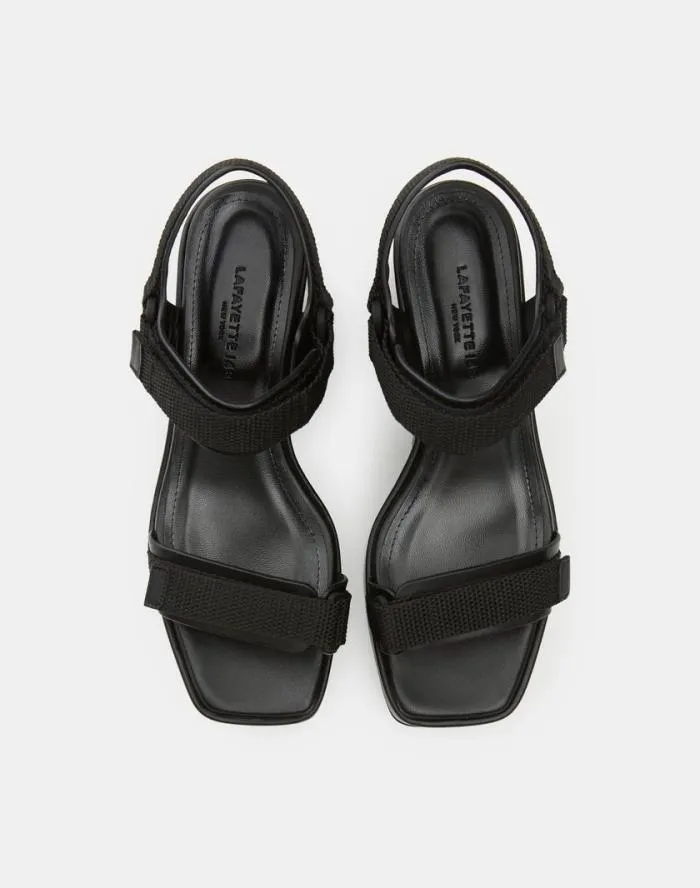 Shoes Nappa Leather Platform Sandal Black Lafayette 148 New York Sandals