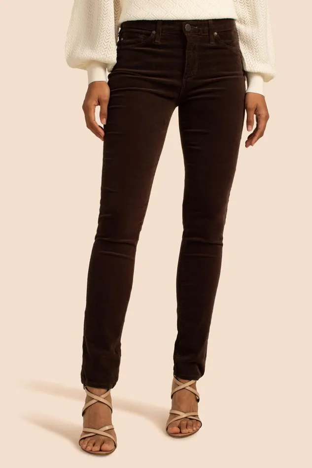 SHOP Trina Turk ALL BOTTOMS AG BROWN PRIMA CORDUROY PANT