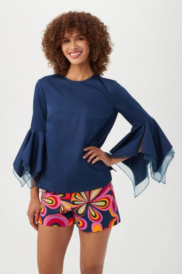 SHOP Trina Turk ALL TOPS FONTAINEBLEAU TOP