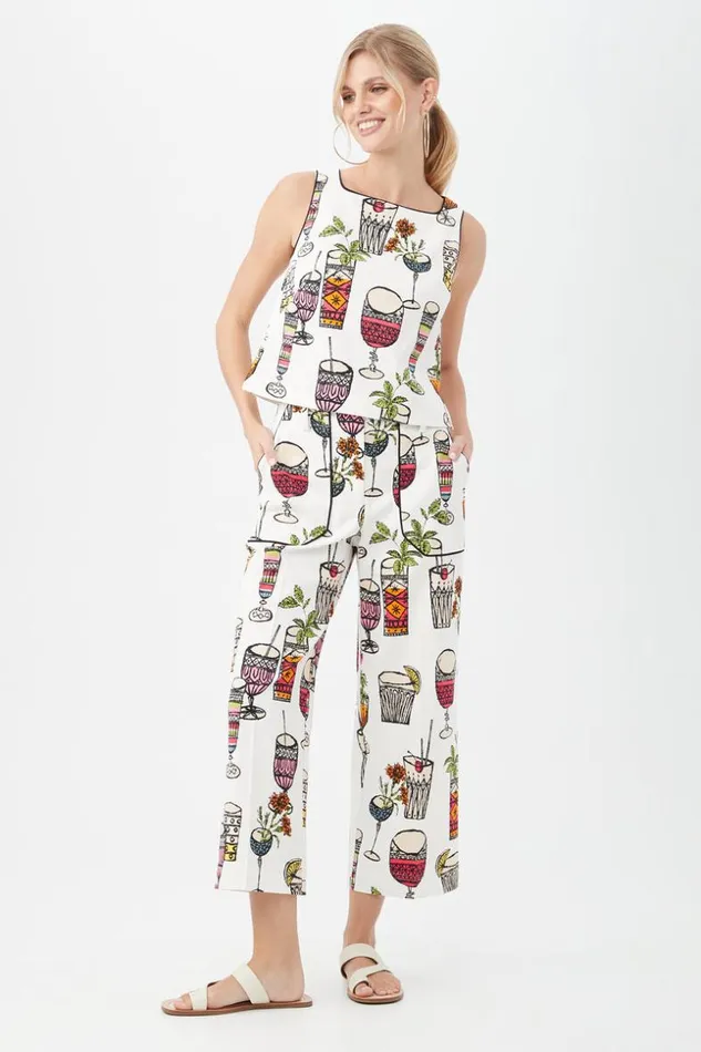 SHOP Trina Turk ALL TOPS PIPED VENYA TOP