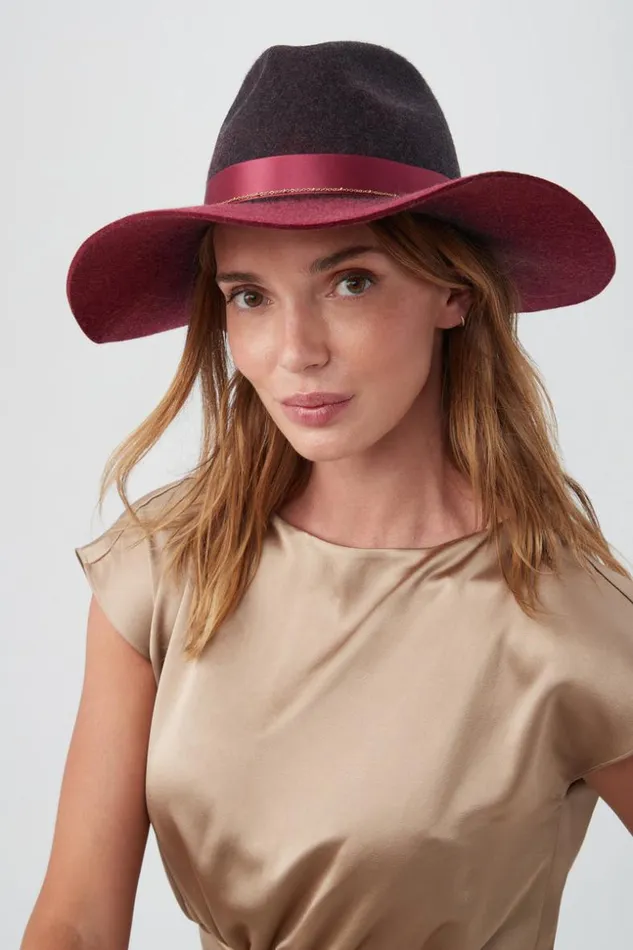 SHOP Trina Turk BELTS SCARVES and HATS TT OMBRE FELT FEDORA