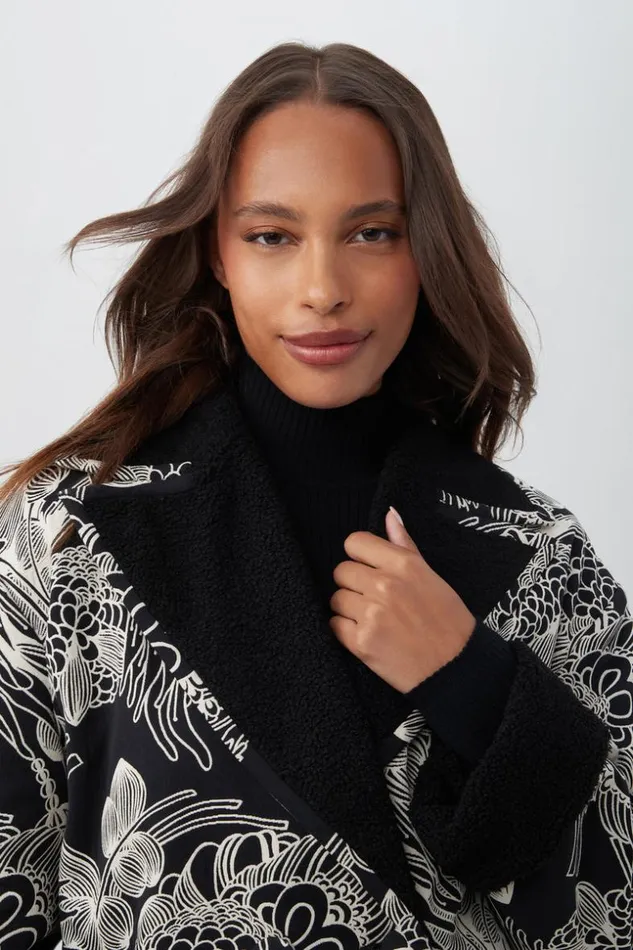 SHOP Trina Turk JACKETS and COATS BANKS COAT